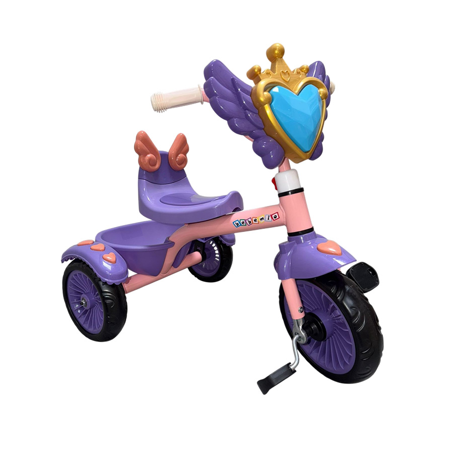 Triciclo morado Sweet Princess con luces y sonido