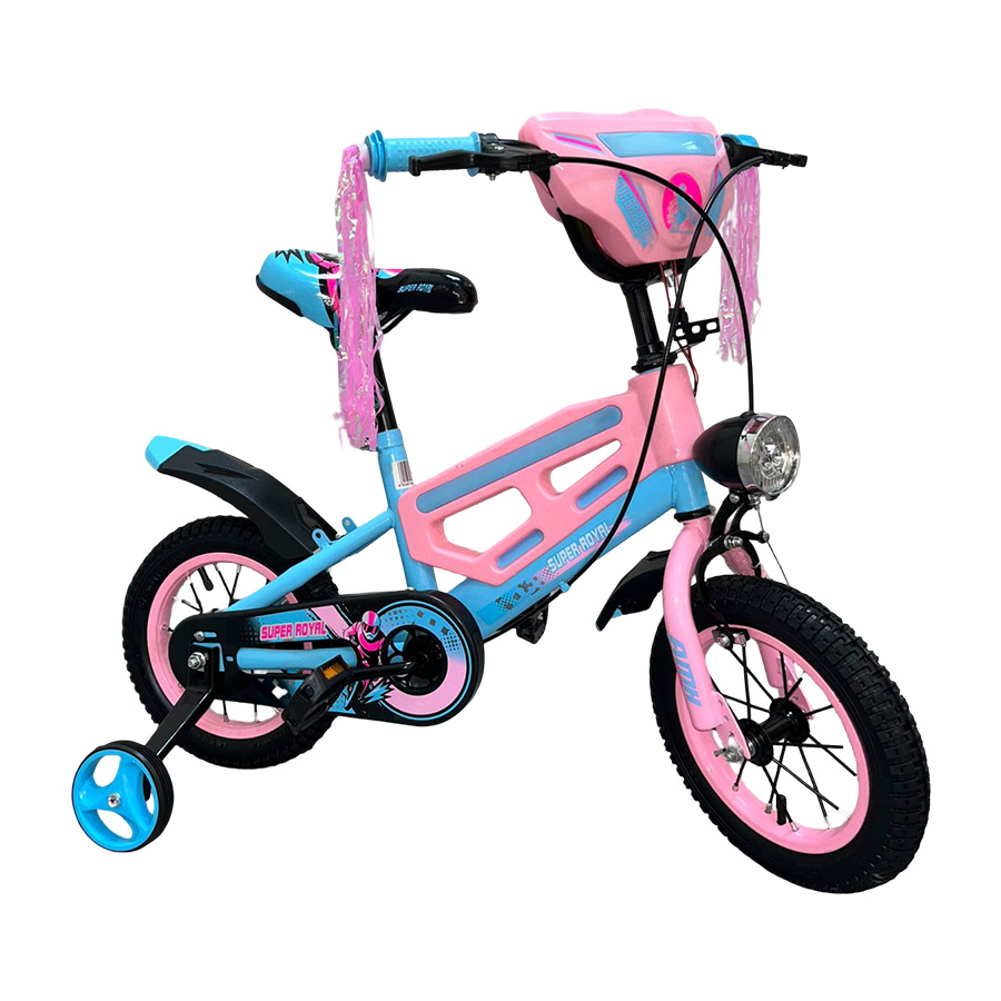 Bicicleta Aro 12 Shine Light Music rosada