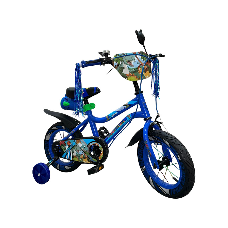 Bicicleta aro 12 burbujitas bike azul con casco y set de burbujas