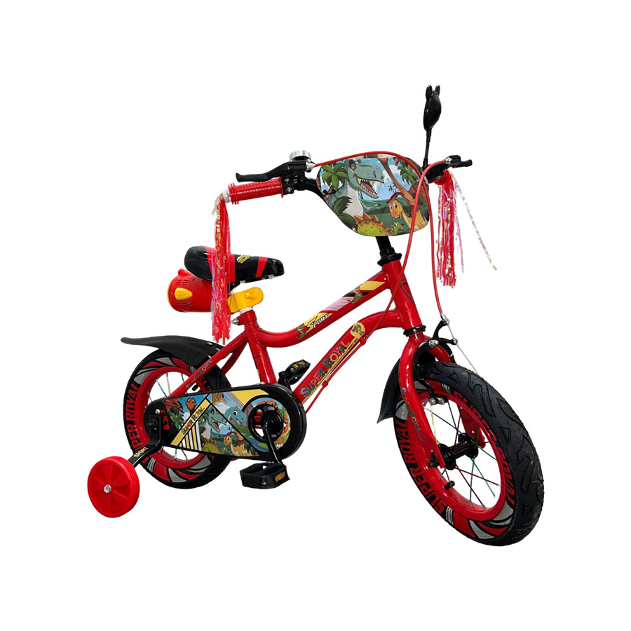 Bicicleta aro 12 burbujitas bike roja con casco y set de burbujas