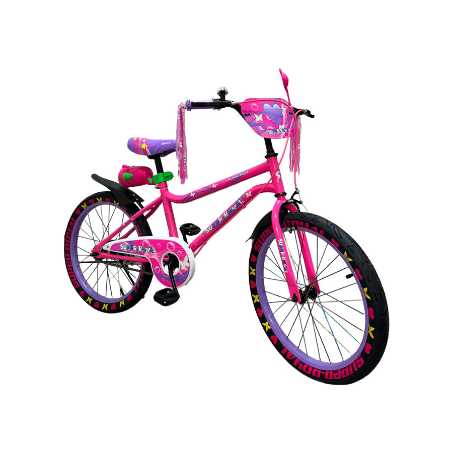 Bicicleta aro 20 burbujitas bike rosada incluye casco y set de burbujas
